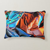 Multicolored abstract painting アクセントクッション (裏面)