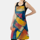 Multicolored abstract painting エプロン (インサイチュ)