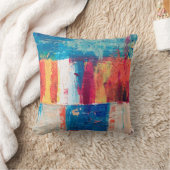Multicolored abstract painting クッション (ブランケット)