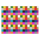 Multicolored Bold Color Blocks Design  テーブルクロス (正面(横))