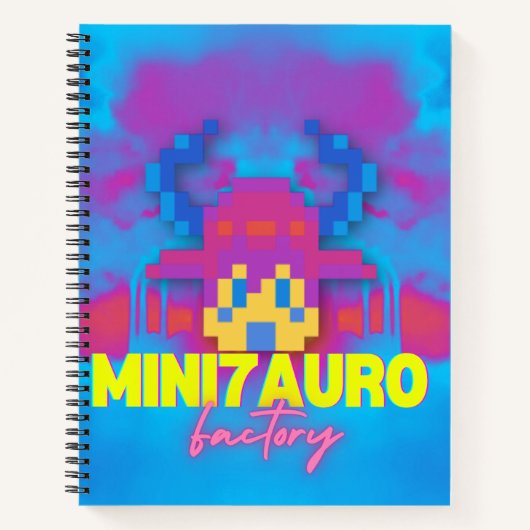 multicolored bull ノートブック (正面)