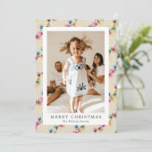 Multicolored Christmas Lights Photo シーズンカード (スタンド正面)