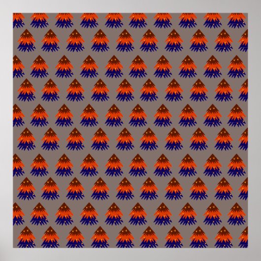 Multicolored Christmas Tree - Poster ポスター (正面)