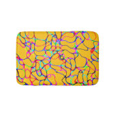 Multicolored Curvy Line Pattern バスマット (正面)