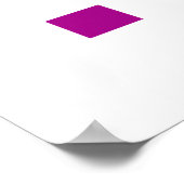 Multicolored Fish Pattern ポスター (角)