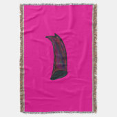 Multicolored Fishtail スローブランケット (正面縦)