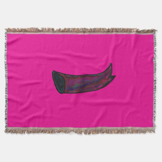 Multicolored Fishtail スローブランケット (正面)