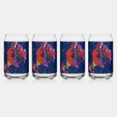 Multicolored Floral ガラス缶 (裏面)