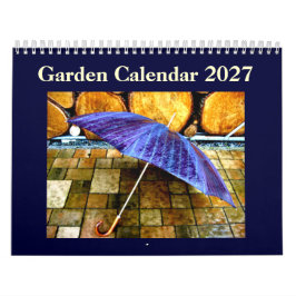 Multicolored Flowers Nature Garden Calendar 2027 カレンダー