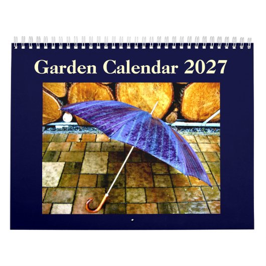 Multicolored Flowers Nature Garden Calendar 2027 カレンダー (カバー)
