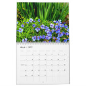 Multicolored Flowers Nature Garden Calendar 2027 カレンダー (3月 2027)