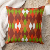 Multicolored geometric pattern rhombuses retro  クッション (ブランケット)