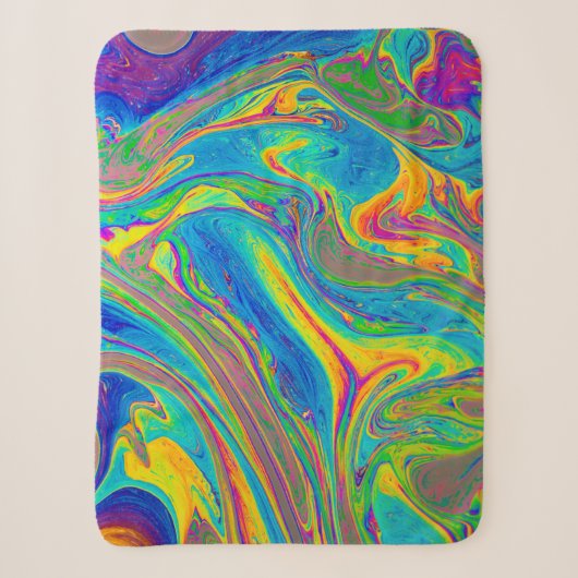 Multicolored painting シェルパブランケット (正面)