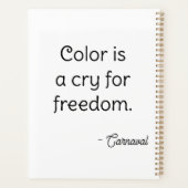 Multicolored pixel creation プランナー手帳 (裏面)