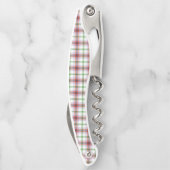 Multicolored Plaid Corkscrew ソムリエナイフ (裏面)