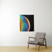 Multicolored planet fluid painting タペストリー (インサイチュ)