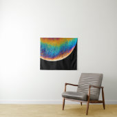 Multicolored planet fluid painting タペストリー (インサイチュ(横))