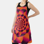 Multicolored psychedelic background, funky vortex  エプロン (インサイチュ)