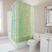 Multicolored Shimmery Shower Curtain シャワーカーテン (インサイチュ)