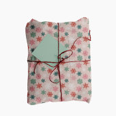 Multicolored snowflake pattern – winter christmas ラッピングペーパー