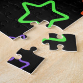 Multicolored Starry Night ジグソーパズル (側面)