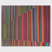 Multicolored striped illustration ラッピングペーパー (フラット)