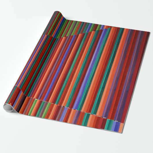 Multicolored striped illustration ラッピングペーパー (アンロールド)