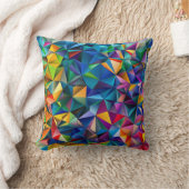Multicolored triangle shapes  クッション (ブランケット)
