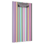 Multicolored Vertical Striped Clipboard クリップボード (右)