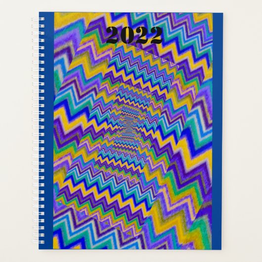 multicolored vortices on planner プランナー手帳 (正面)