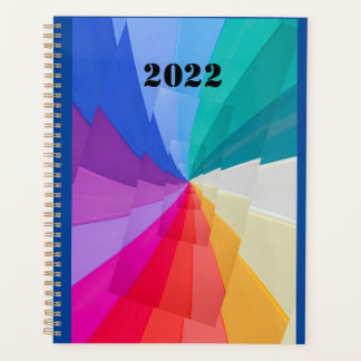 multicolored vortices on planner プランナー手帳