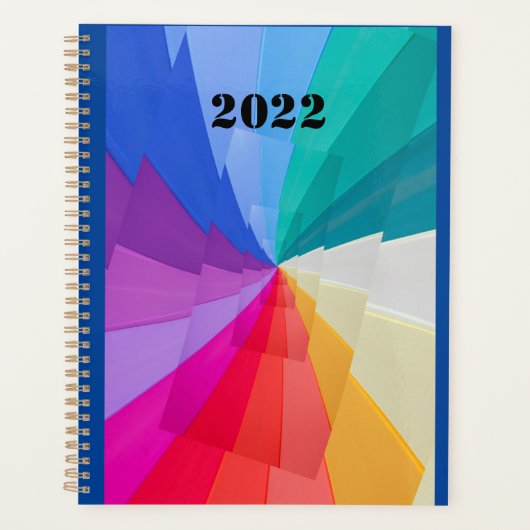 multicolored vortices on planner プランナー手帳 (正面)
