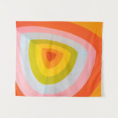 Multicolored wall art タペストリー (正面(横))