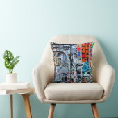 MULTICOLORED WALL PAINTING クッション (椅子)