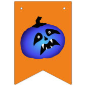 Multicoloured Halloween Girlande scary Pumpkins  バンティングフラッグ (第2の旗)