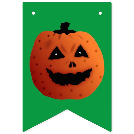 Multicoloured Halloween Girlande scary Pumpkins  バンティングフラッグ (第1の旗)
