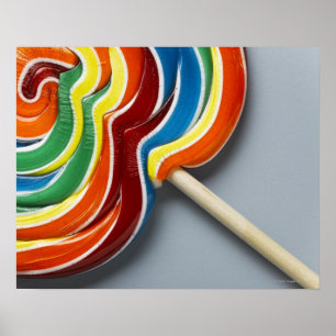 Multicoloured lollipop ポスター