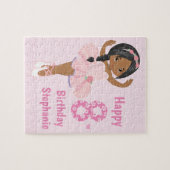 Multicultural Ballerina Happy Birthday ジグソーパズル (横)