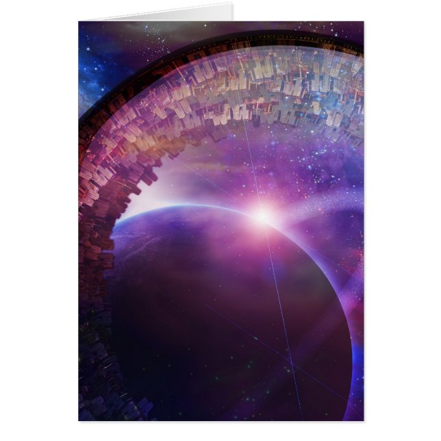 Multigenerational星間都市船 (正面)