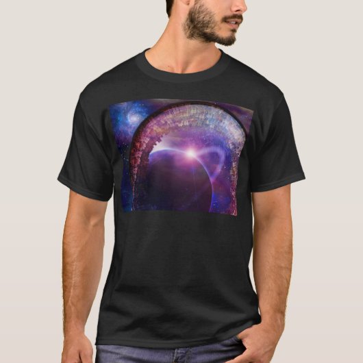 Multigenerational星間都市船 Tシャツ (正面)