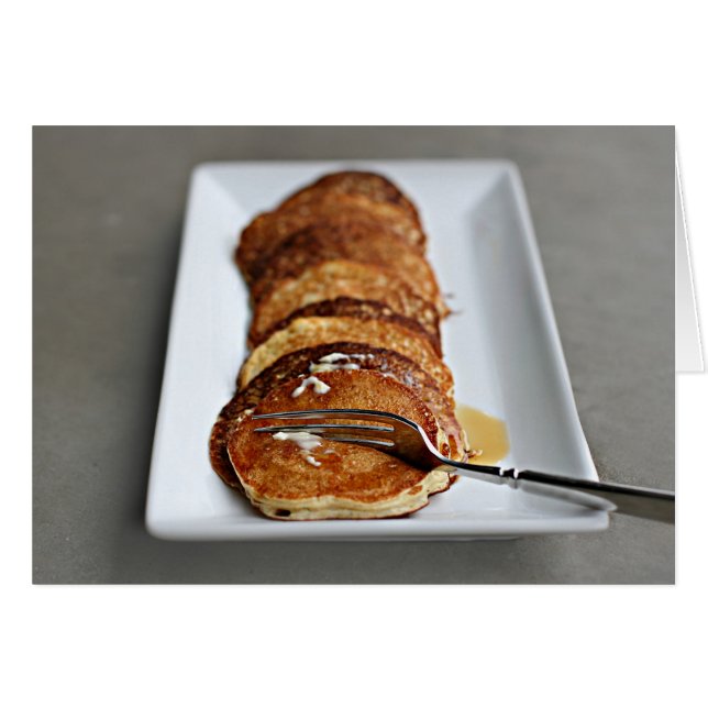 Multigrainのパンケーキ (正面横)