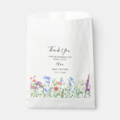 Multihued Wildflower Baby Shower Celebration フェイバーバッグ (正面)