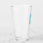 Multilingual Love Tumbler – Mint Blue + LOVE  タンブラーグラス (左)