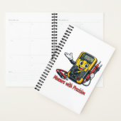 Multimeter Cartoon Measure With Precision Notebook プランナー手帳 (ディスプレー)