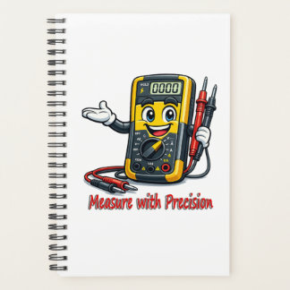 Multimeter Cartoon Measure With Precision Notebook プランナー手帳