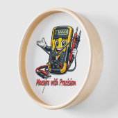 Multimeter Cartoon Measure With Precision Wall Clo 壁時計 (傾斜)