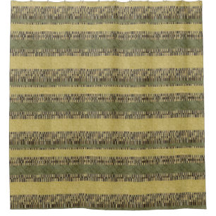 Multipatternedのパネルの絵画 シャワーカーテン