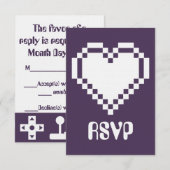 Multiplayer Mode in Purple RSVPカード (正面/裏面)