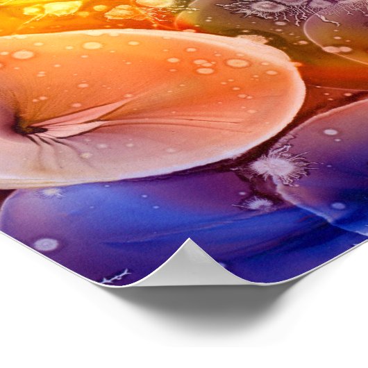 Multiple Awards Winner Hand Painted Artwork ポスター (角)