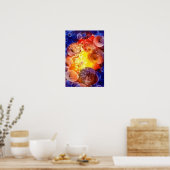 Multiple Awards Winner Hand Painted Artwork ポスター (キッチン)